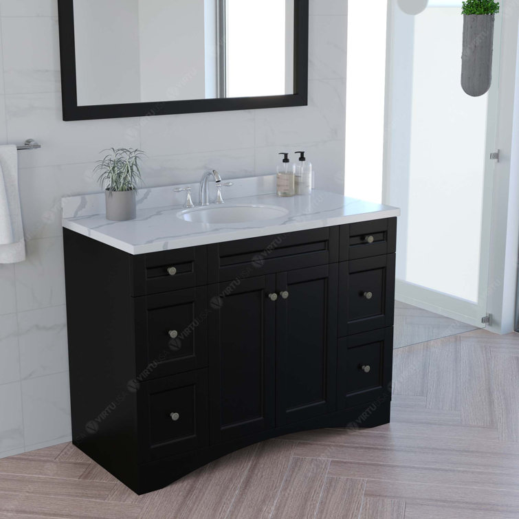 Virtu USA Elise 48" Single Bathroom Vanity Set Wayfair